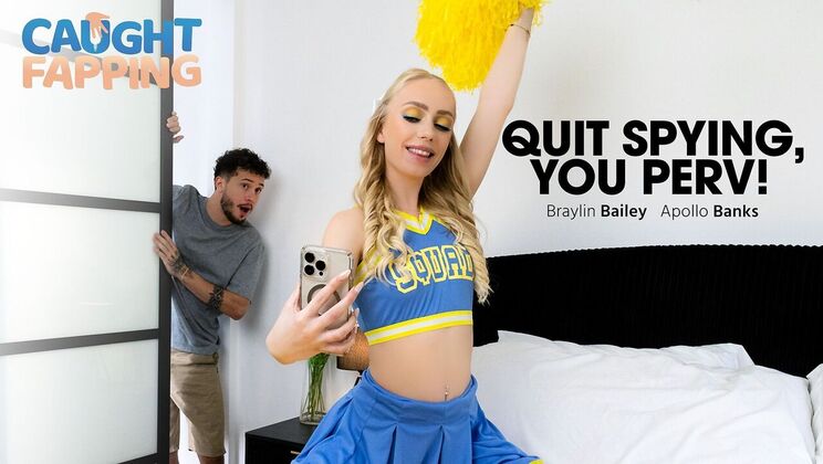 Caught Fapping - Braylin Bailey - Apollo Banks - Quit Spying, You Perv! / 11.10.2023