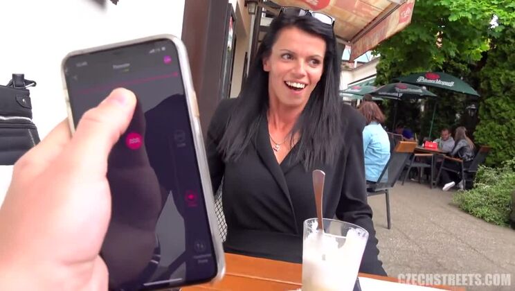 Czech Streets - Milf Walking On Public With Vibrator – E129 / 13.03.2022