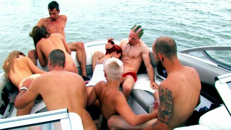 Group Sex Games - Kylee - Kendra White - Alyson Queen - kathy rose - Boat Orgy / 20.07.2021