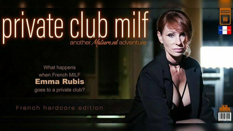 Mature.nl - Cris Angelo - Emma Rubis (EU) - Emma Rubis is a hot French MILF that has hardcore sex with a younger man in a private club / 18.03.2024