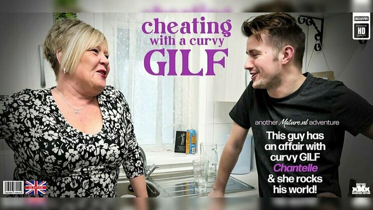 Mature.nl - Sam Bourne - Chantelle (EU) - Curvy British GILF Chantelle is fucking and sucking a cheating young guy on the sofa / 16.03.2024