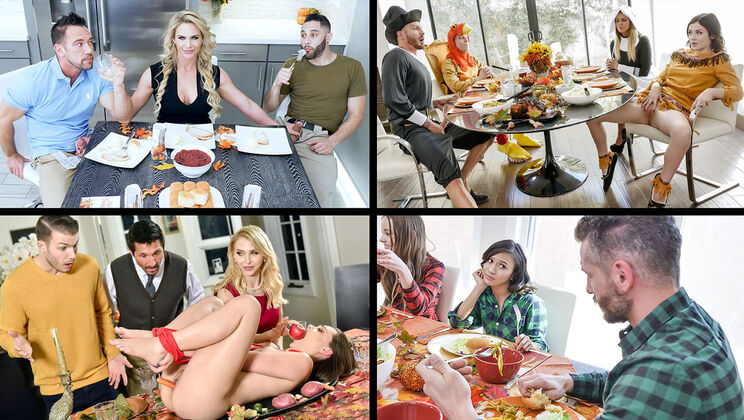 Team Skeet Selects - Brooklyn Chase - Phoenix Marie - Jasmine Grey - Naomi Blue - Giving Our Thanks / 28.11.2021