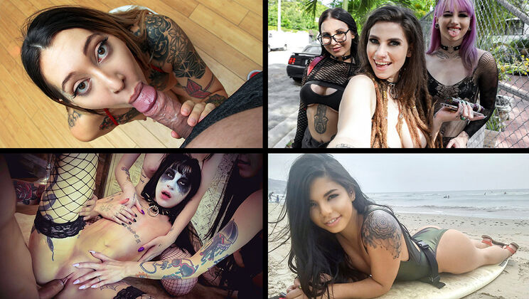 Team Skeet Selects - Honey Gold - Harlowe Blue - Indica Flower - Val Steele - Tattoos and Cum / 27.06.2021