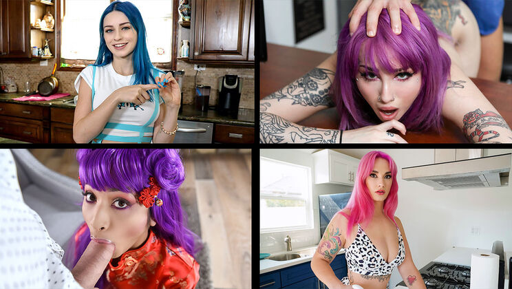 Team Skeet Selects - Jewelz Blu - Avery Black - Val Steele - Siri Dahl - Neon Girls Compilation / 10.07.2022