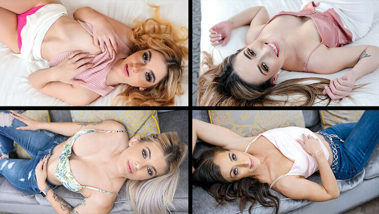 Team Skeet Selects - Penelope Kay - Brookie Blair - Dixie Jewel - Vivian Fox - Hottest New Starlets Compilation / 18.09.2022